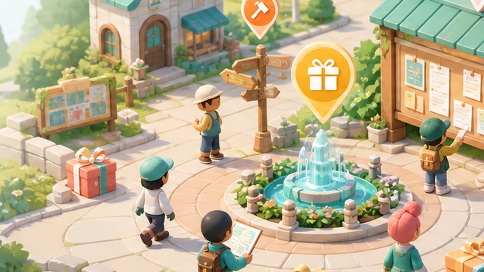 Heartopia recipe and cooking route scene