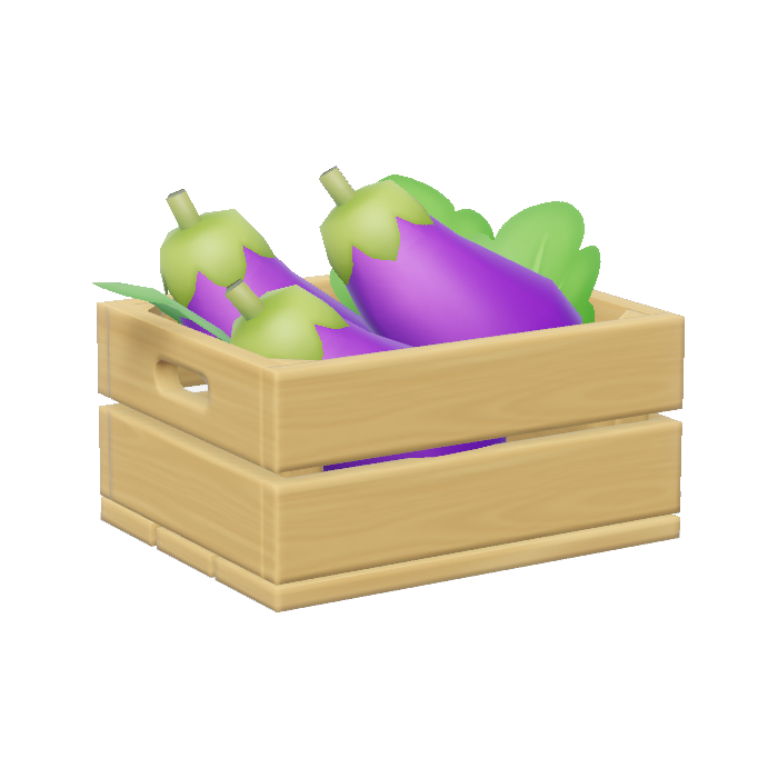 Eggplant gardening icon