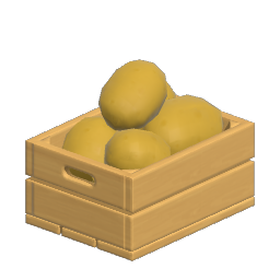 Potato gardening icon
